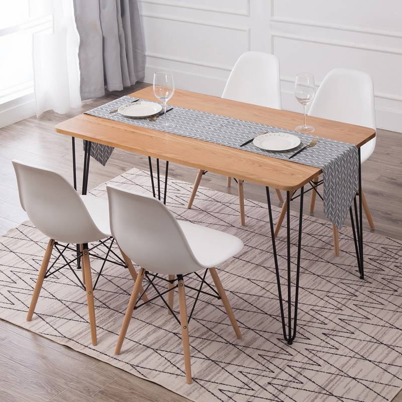 4x Hairpin Legs Tischbeine Stahl DIY Tischkufen Tischbeine Tisch Austauschbare 3 Bügel, 40cm