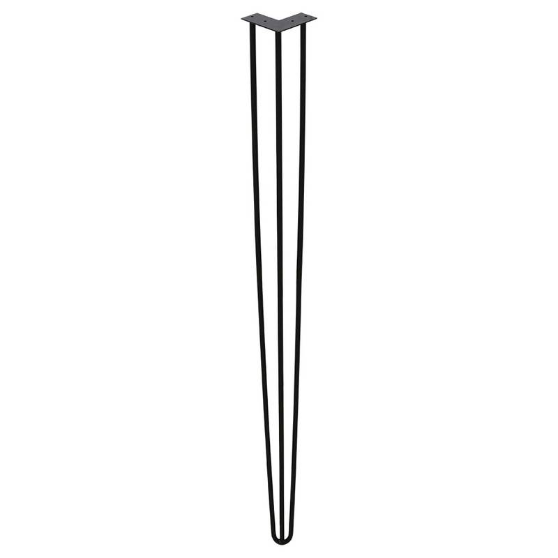 4x Hairpin Legs Tischbeine Stahl DIY Tischkufen Tischbeine Tisch Austauschbare 3 Bügel, 72cm