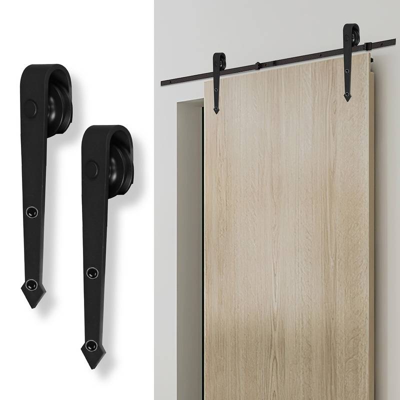 Schiebetürsystem Bodenführungsrolle Laufschiene Schiebetürbeschlag—Arrow—183cm