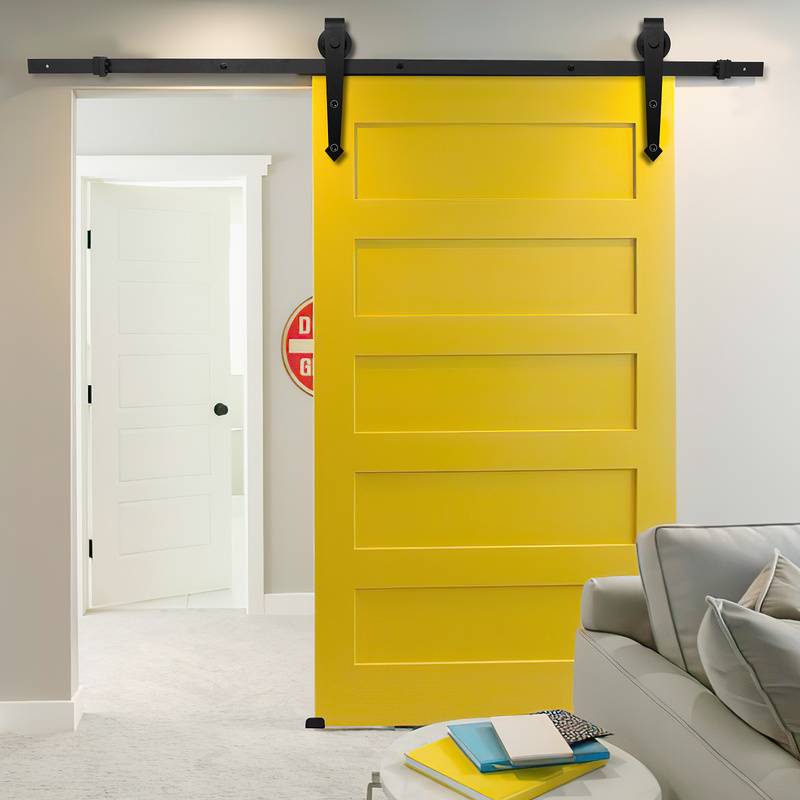 Schiebetürsystem Bodenführungsrolle Laufschiene Schiebetürbeschlag—Arrow—183cm