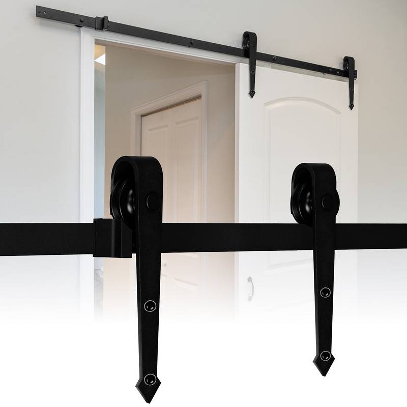 Schiebetürsystem Bodenführungsrolle Laufschiene Schiebetürbeschlag—Arrow—200cm