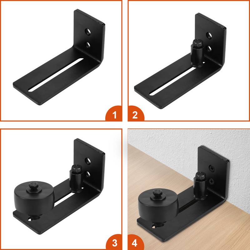 Schiebetürsystem Bodenführungsrolle Laufschiene Schiebetürbeschlag—Floor guide—11.5cm（1 Stück）