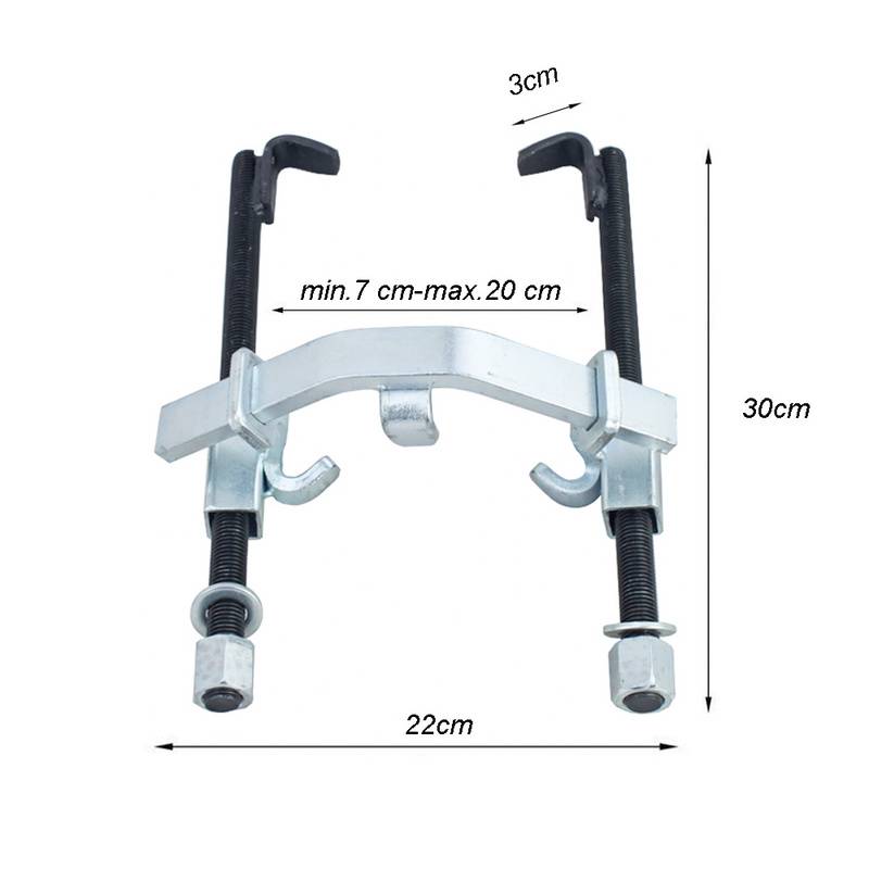 Universal Federspanner 3-tlg bis 1500kg / 1,5t Federn f. Tieferlegung KFZ Spanner Werkzeug