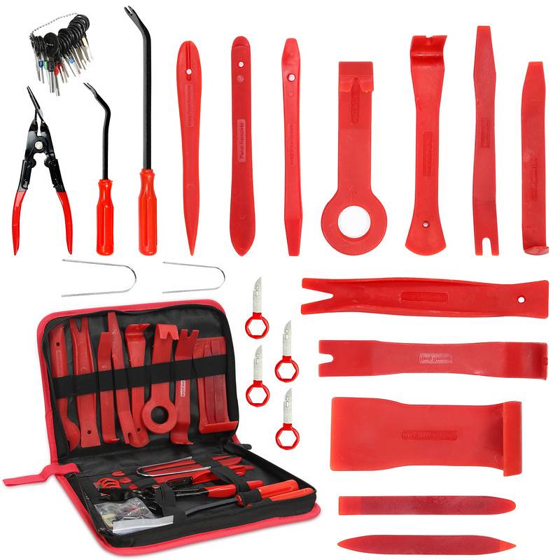 Auto Demontage Werkzeuge Innenraum Verkleidungs,40tlg Car Audio, DVD und Nevigation Tool zum Entfernen von Car Panel mit Tool-Set zum Entfernen der