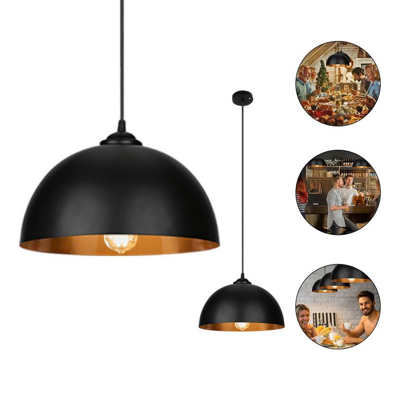 Pendelleuchte Pendelleuchte Durchmesser 30cm E27 Metall Moderne Lampe, ohne Leuchtmittel