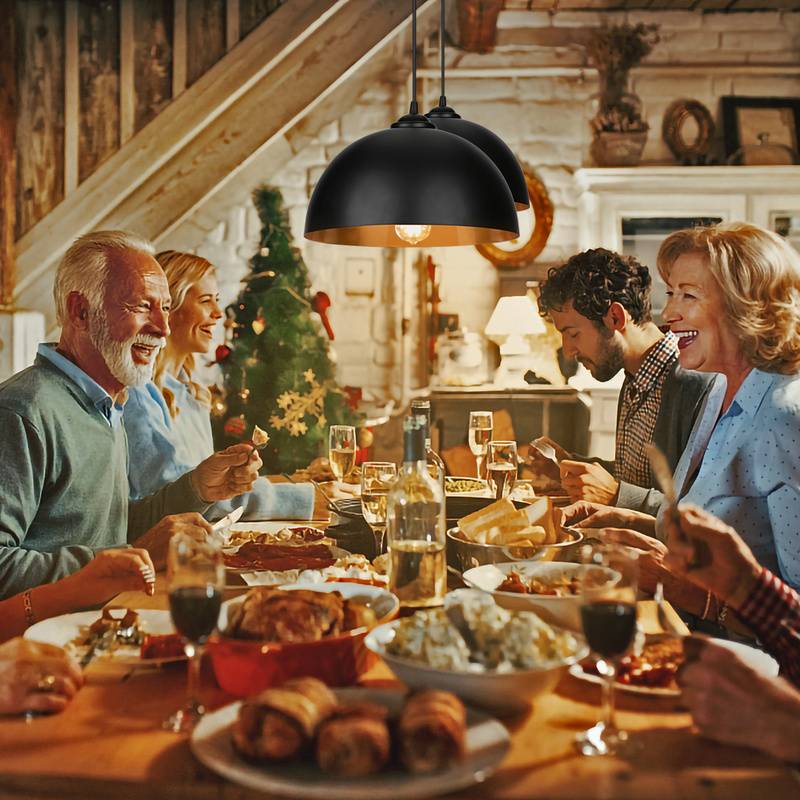 Pendelleuchte Pendelleuchte Durchmesser 30cm E27 Metall Moderne Lampe, ohne Leuchtmittel