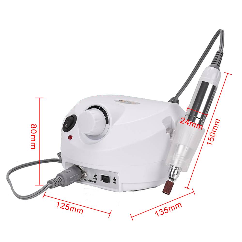 Nagelfräser Schleifgerät set Nailart Nagelschleifer Maniküre & Pediküre Set Nagelfräser Weiß-Tyb B