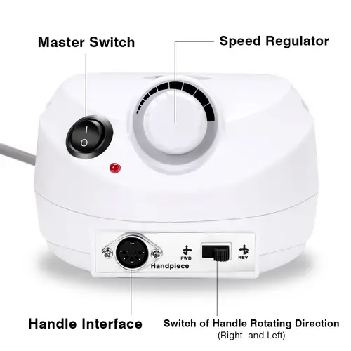 Nagelfräser Schleifgerät set Nailart Nagelschleifer Maniküre & Pediküre Set Nagelfräser Weiß-Tyb B Nagelfräser Schleifgerät set Nailart Nagelschleifer Maniküre & Pediküre Set Nagelfräser Weiß-Tyb B