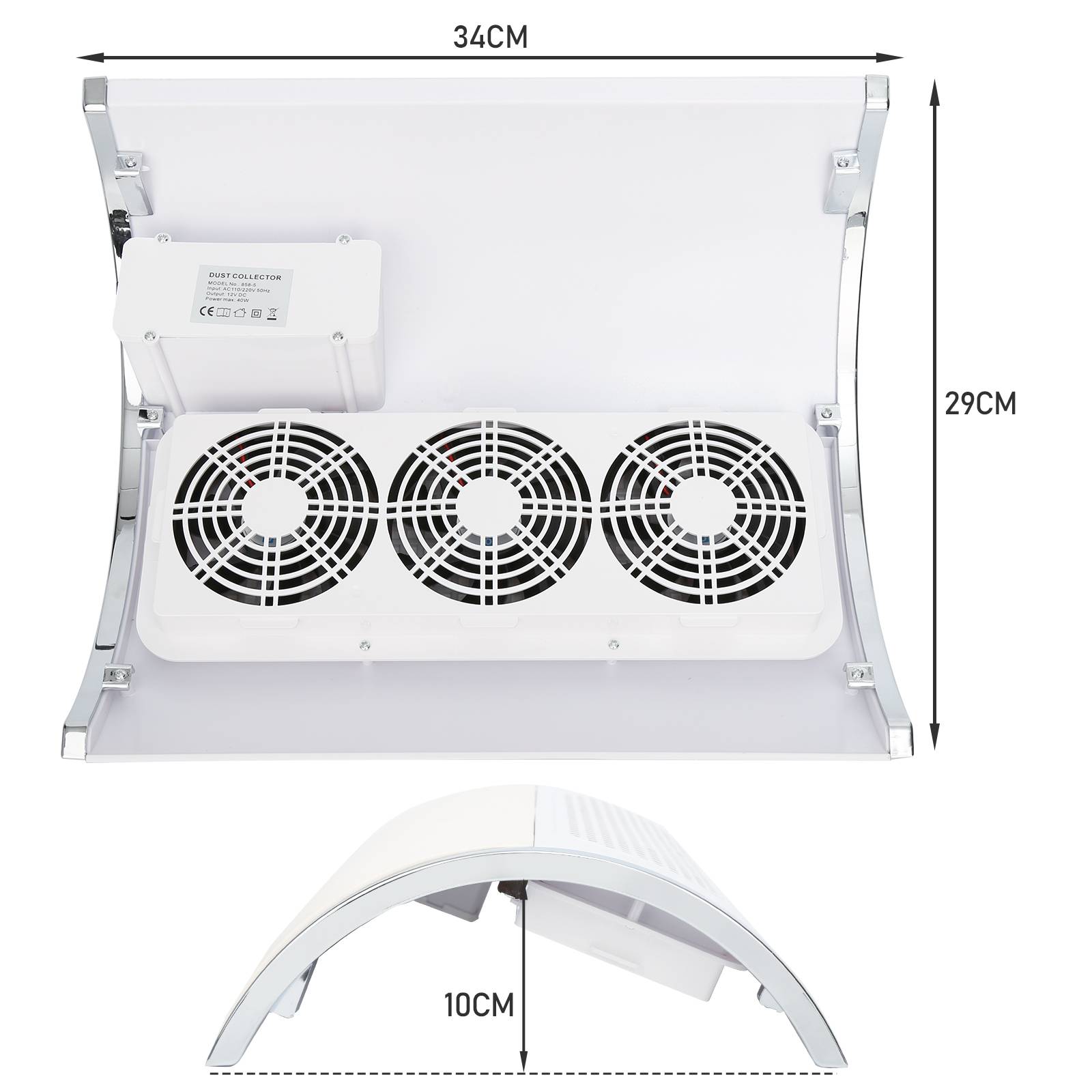 Nagel Staubabsaugung Nagelstaubsauger Tischabsaugung Profi Nagelstaubabsaugung für Maniküre