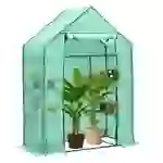 Foliengewächshaus Tomatengewächshaus 143x73x195 cm Gewächshaus Treibhaus,Grün Mehrweg Foliengewächshaus Tomatengewächshaus 143x73x195 cm Gewächshaus Treibhaus,Grün Mehrweg