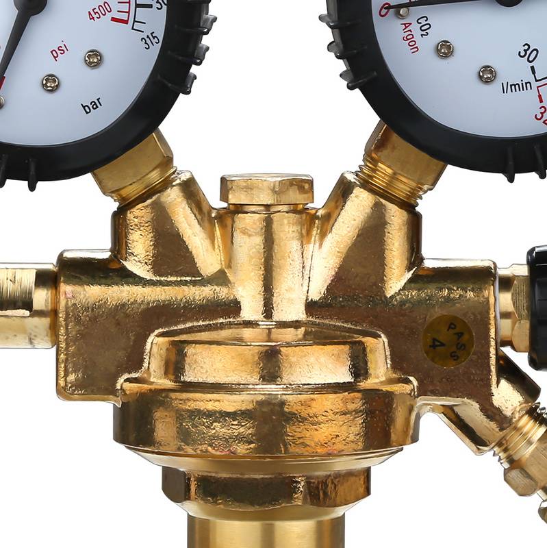 Gas Druckminderer Argon CO2 MIG MAG WIG Schutzgas Schweißgerät Druckregler
