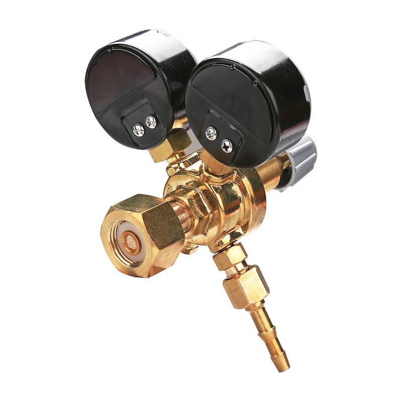 MINI Gas Druckminderer Argon CO2 MIG MAG WIG Schutzgas Schweißgerät Druckregler