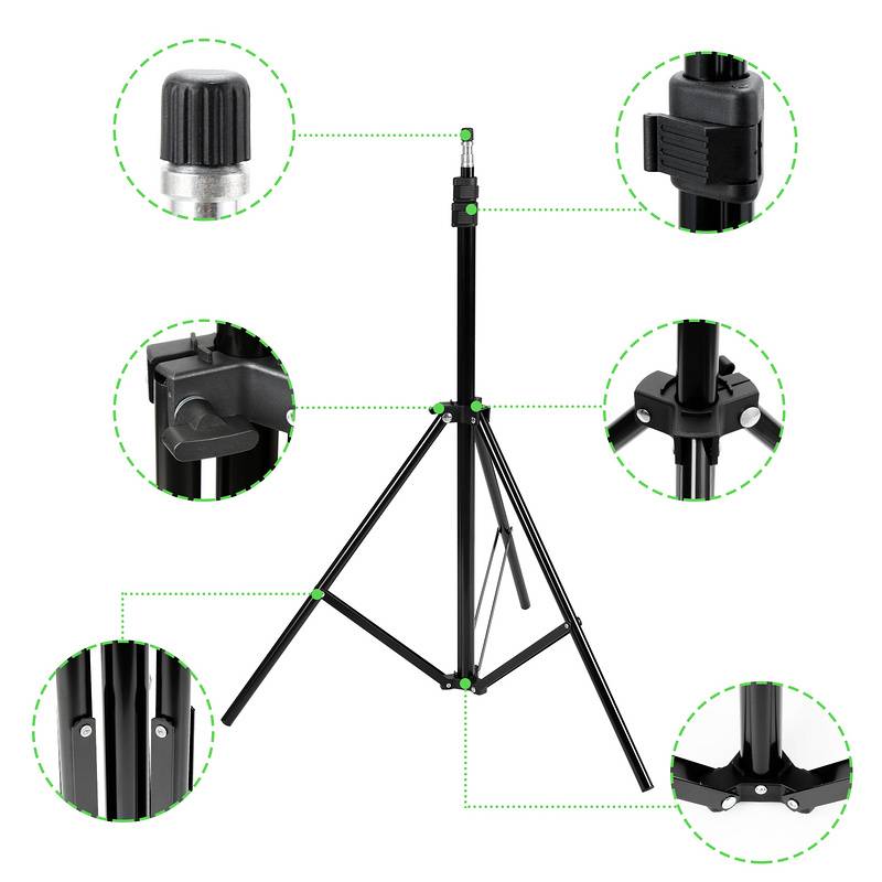 Fotostudio Set Hintergrundsystem Hintergrund Ständer Fotohintergrund portables