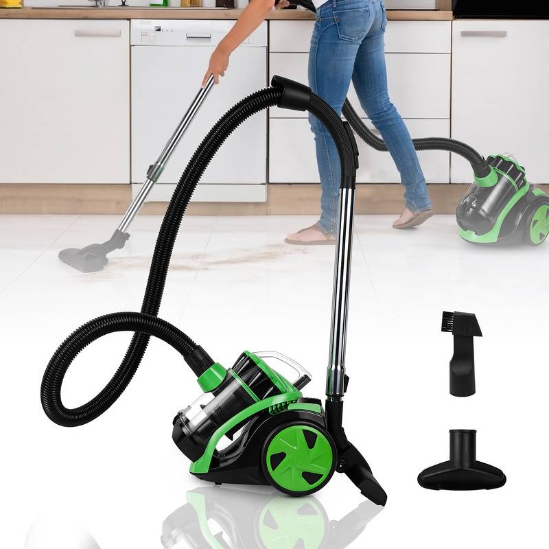 Staubsauger 900 Watt Beutelloser Multi-Zyklon-Staubsauger Leistungsstark Volumenbehälter Waschbarer HEPA-Filter