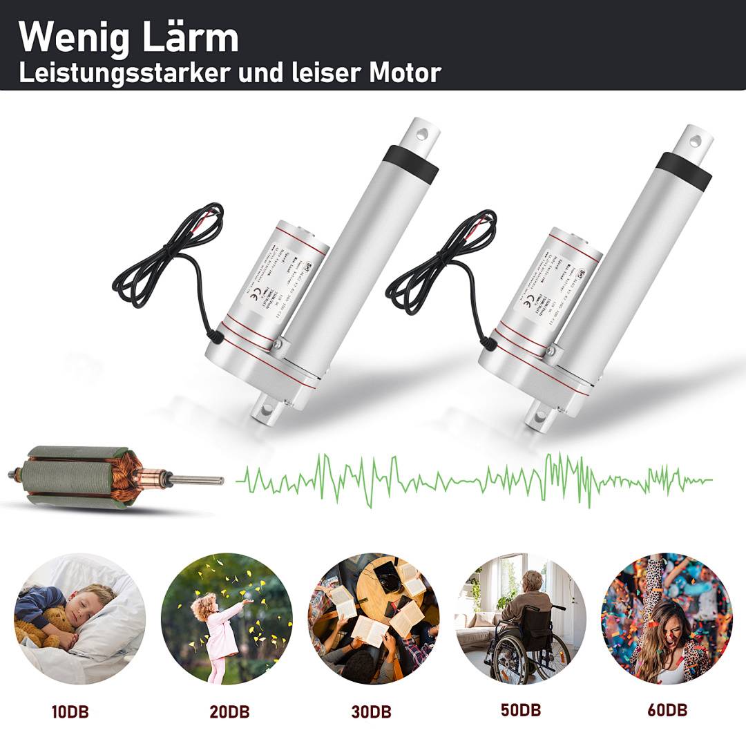 1500N Verstellantrieb Linearantrieb Linear Antrieb Actuator Linearmotor Linearantriebsmotor DC12V 50mm