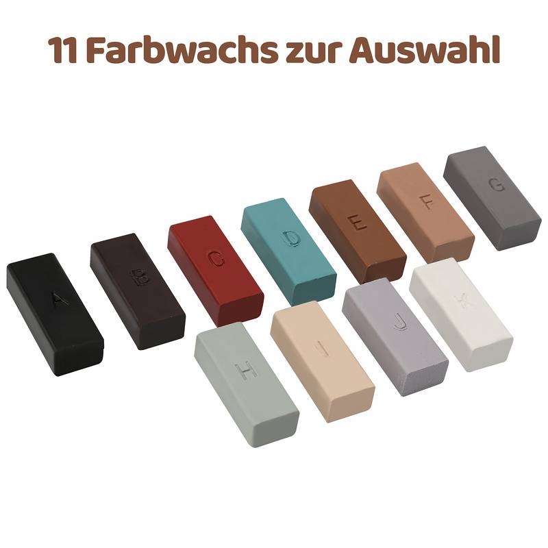 Fliesen Reparatur Set Macken Mit kabellosen Wachsschmelzer 17-teiliges Set 11 Wachsfarben