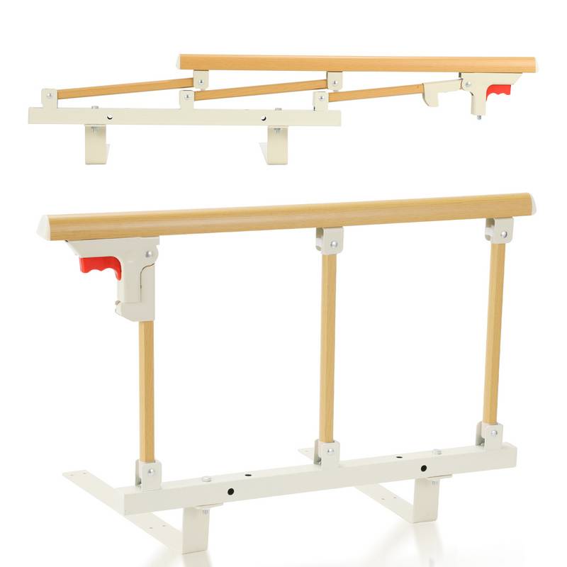SWANEW Bettgitter Klappbar für ältere Erwachsene, EIN Schlüssel Klappbar Metall Griff für Bett Senioren Bettgitter zum Ältere Senioren Erwachsene