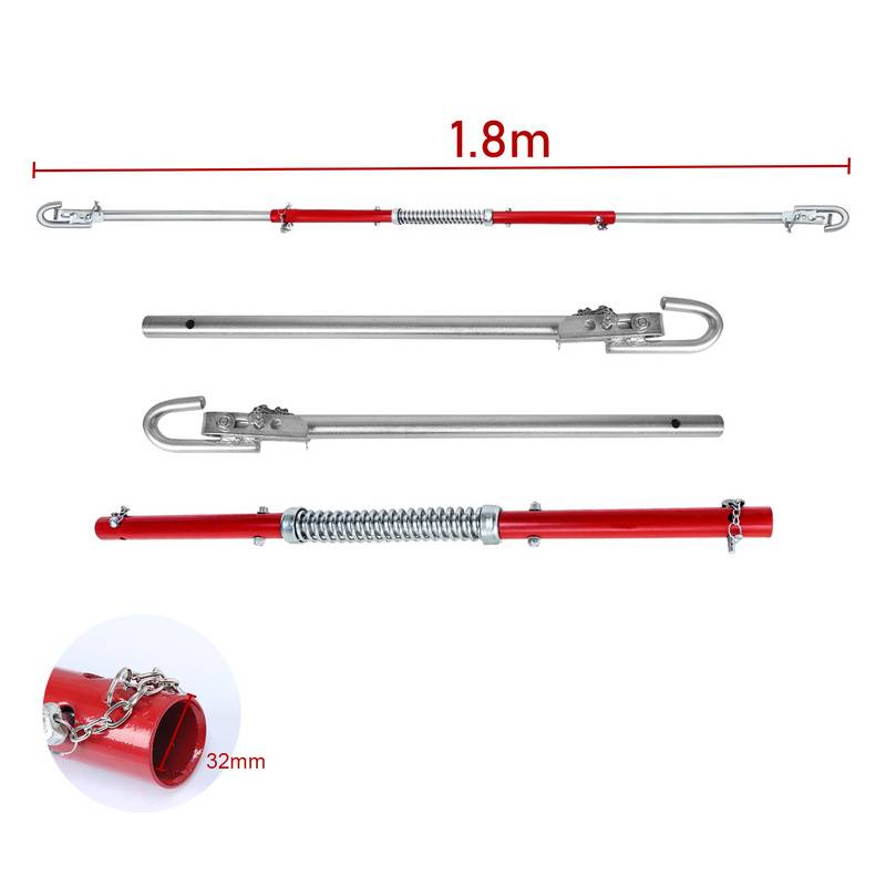 SWANEW Abschleppstange Anhängerkupplung Anhängerkupplung klappbar PKW Auto bis 2T 1.8m