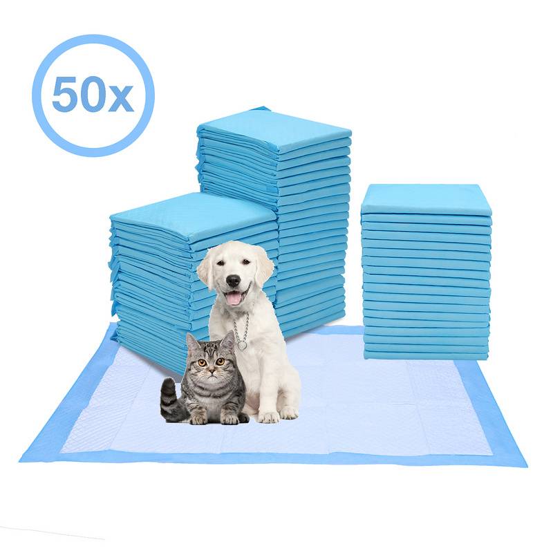 Welpenunterlagen Hunde Toilettenmatten Ultra saugfähige Welpen Trainingsunterlagen Tierpflege 45*60CM - 50X