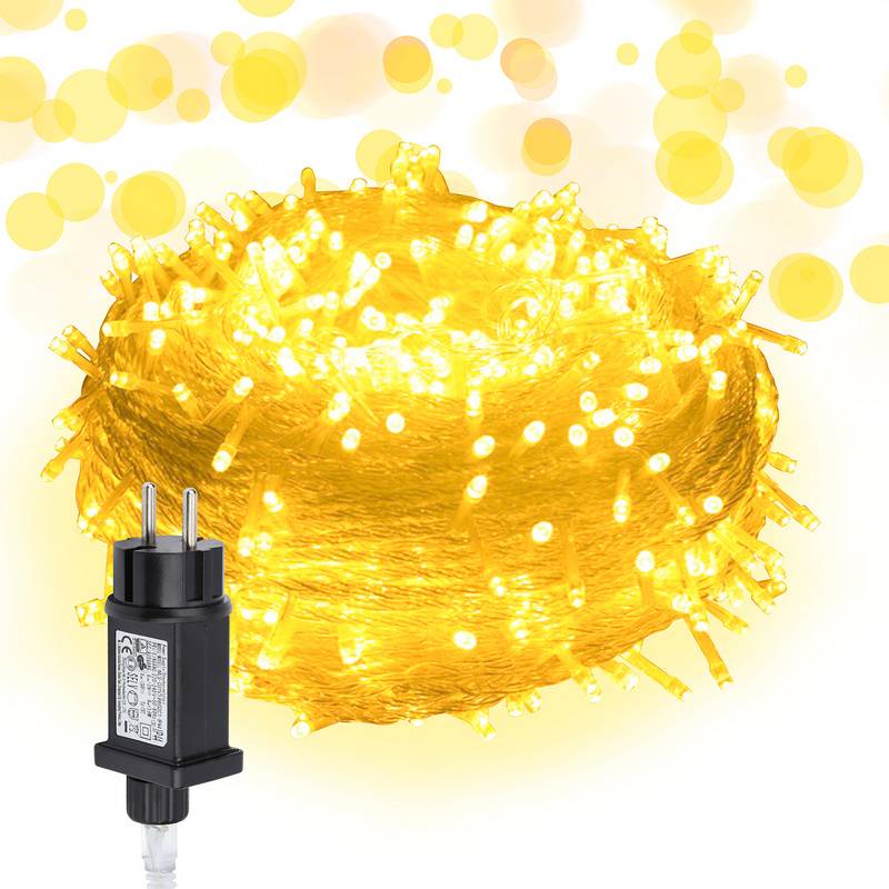 30M 300 Lichterkette LED Lichterkette Warmweiß Weihnachtsbeleuchtung Garten Deko Weihnachten