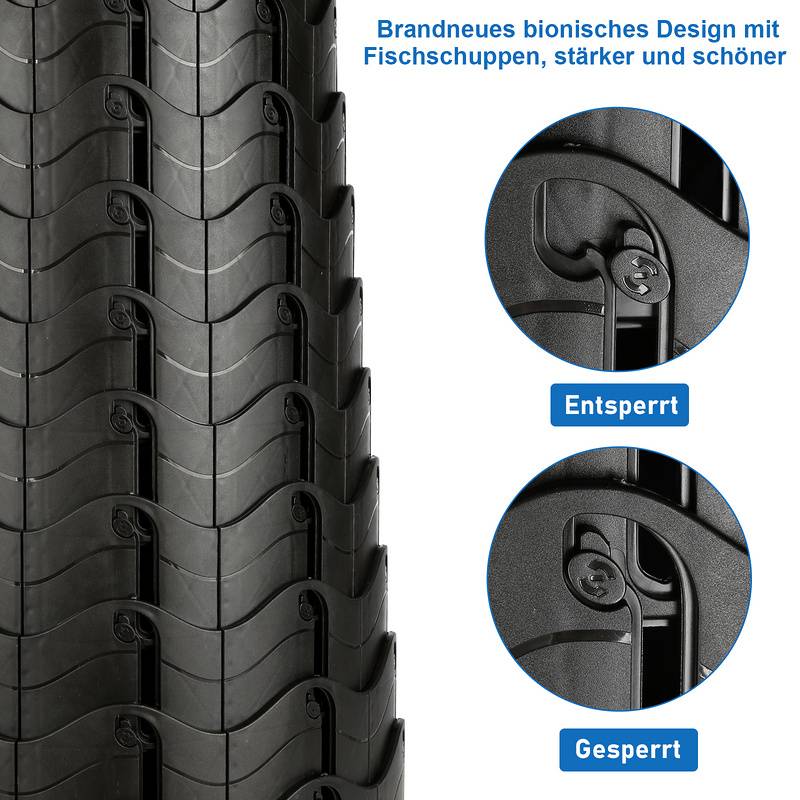 Tragbarer Klappstuhl klappbarer Campinghocker Gartenstuhl für Camping,Picknick 45x26CM Schwarz
