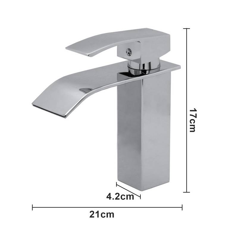 Wasserhahn Bad Waschbecken Badarmatur Mischbatterie Wasserhahn Wasserfall