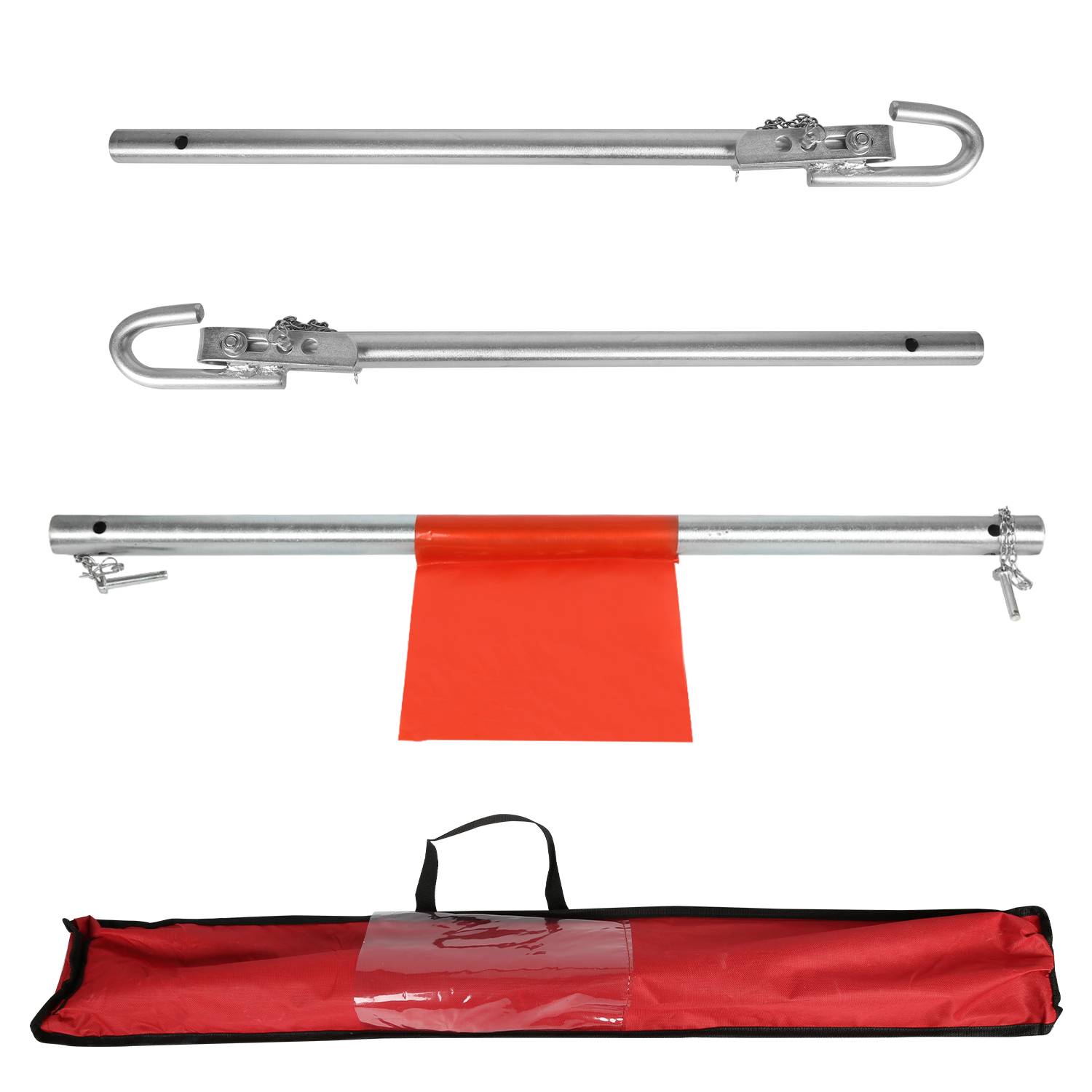 Abschleppstange Sicherheit Kfz Pannenhilfe Abschleppstange bis zu2tonnen 1,8m 3 teilig