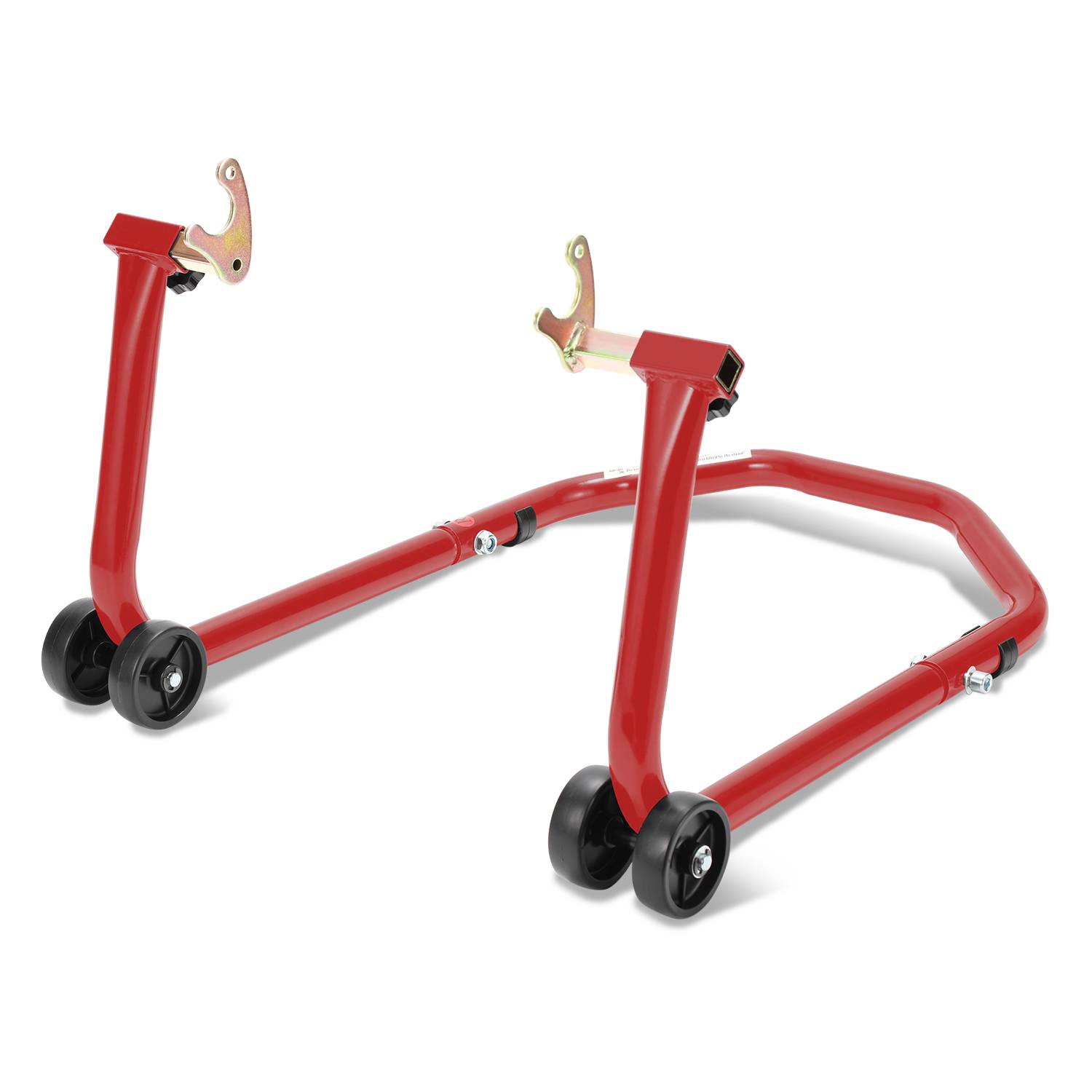 Motorradständer 300 kg Montageständer für Hinterrad | Adapter U-Type| Tragkraft Motorradheber Motorrad Rot