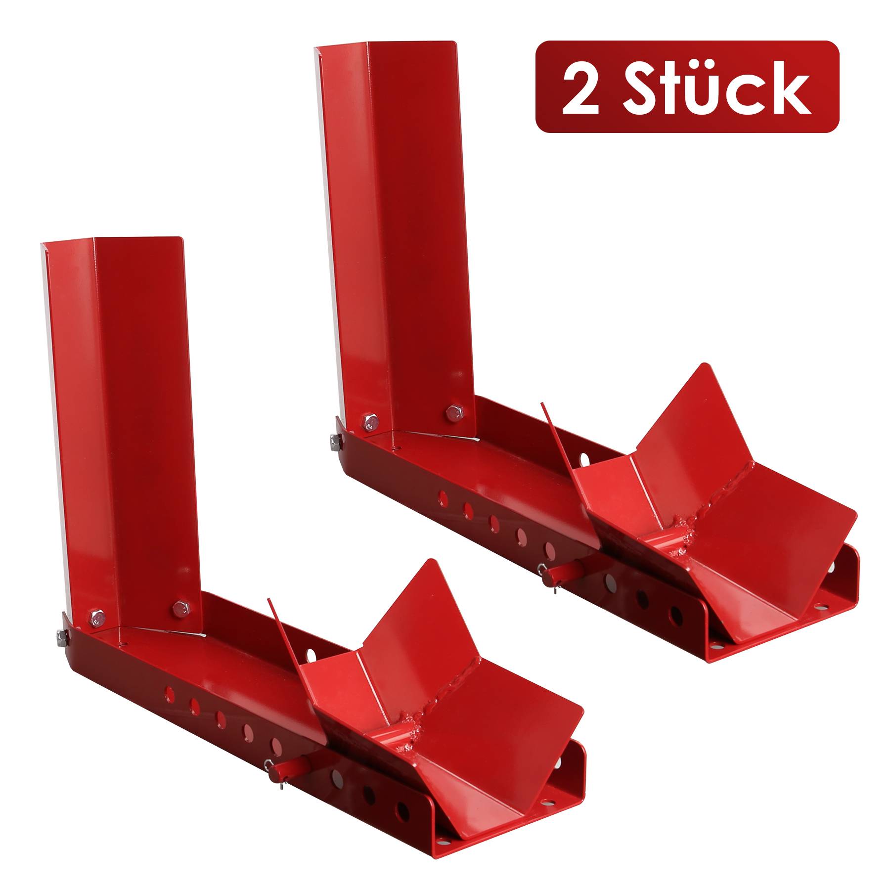 2x Motorradständer Ständer Motorradheber Montagehilfe Transportständer Motorradständer rot