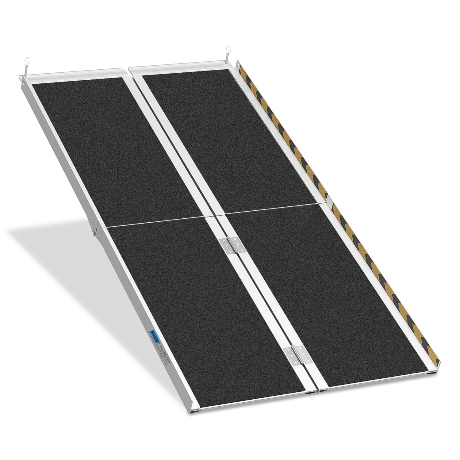 Rollstuhlrampe Rollirampe Auffahrrampe Laderampe 2x faltbar Alu rutschfeste Oberfläche 152cm 270kg