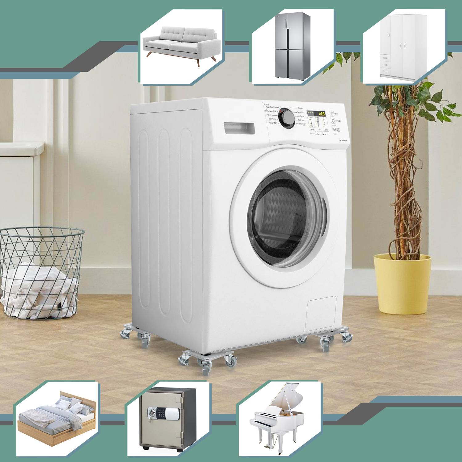 Möbelheber 4 stück Möbelroller 500kg Umzughelfer Möbel Transport Möbelhund Transporthilfe