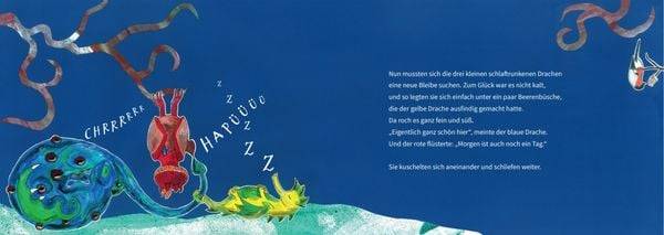 Drei kunterbunte Drachen
