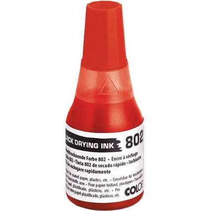 COLOP Stempelfarbe 802, schnelltrocknend, rot