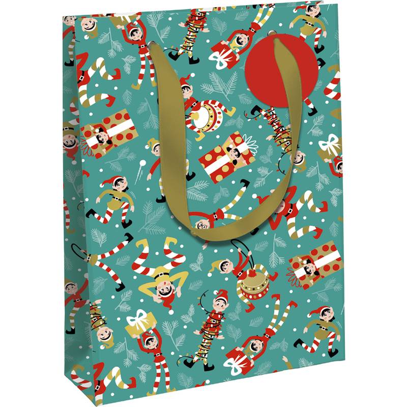 Clairefontaine Weihnachts-Geschenktüte "Lutins", mittel