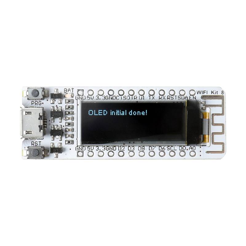 Heltec Wifi Kit 8 with ESP8266 MCU 0.91inch OLED Micro USB