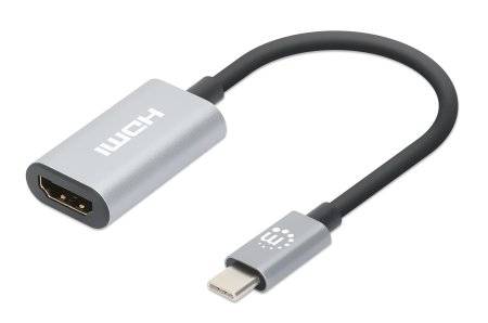 MANHATTAN 4K@60Hz USB-C auf HDMI-Adapter Anschlusskabel HDMI - High Speed