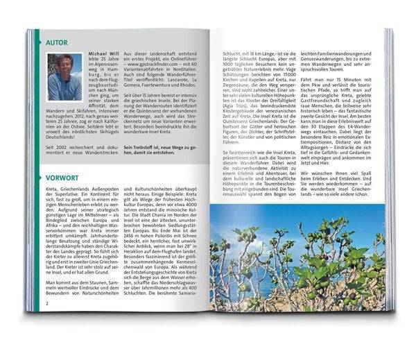 KOMPASS Wanderführer Kreta mit Weitwanderweg E4, 75 Touren mit Extra-Tourenkarte