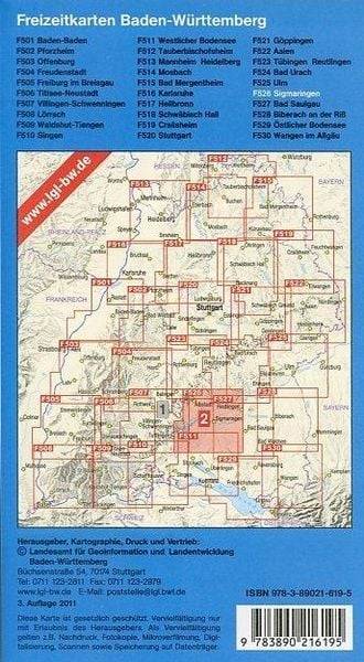 LGL BW 50 000 Freizeit Sigmaringen Naturpark Obere Donau