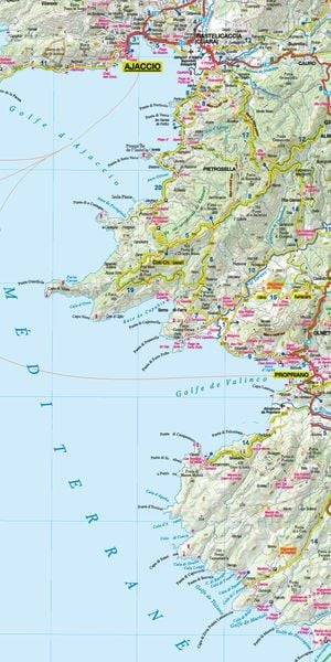 MoTourMaps Korsika Auto- und Motorradkarte 1:150.000