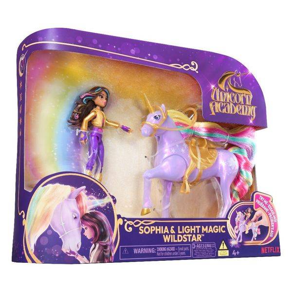 Unicorn Academy Licht-Magie Wildstar und Sophia - ca. 12 cm