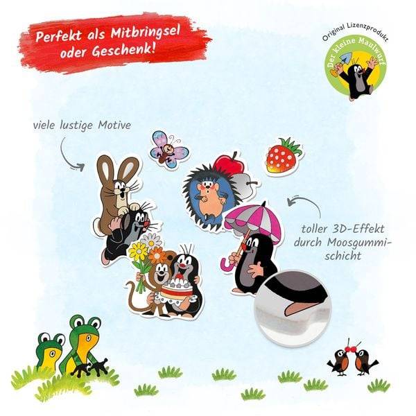 Trötsch Der kleine Maulwurf Soft-Sticker