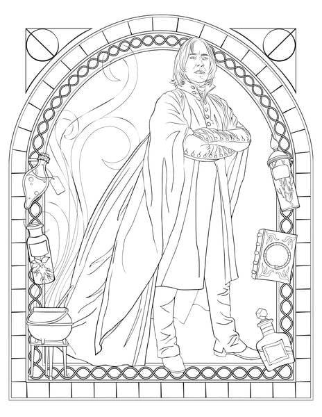 Aus den Filmen zu Harry Potter: Das offizielle Malbuch: Slytherin