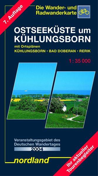 Ostseeküste um Kühlungsborn 1 : 35 000