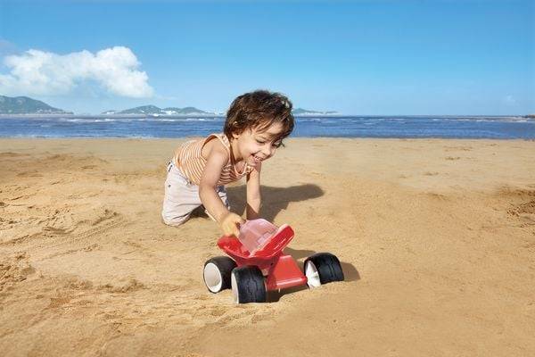 Hape - Strandbuggy, rot