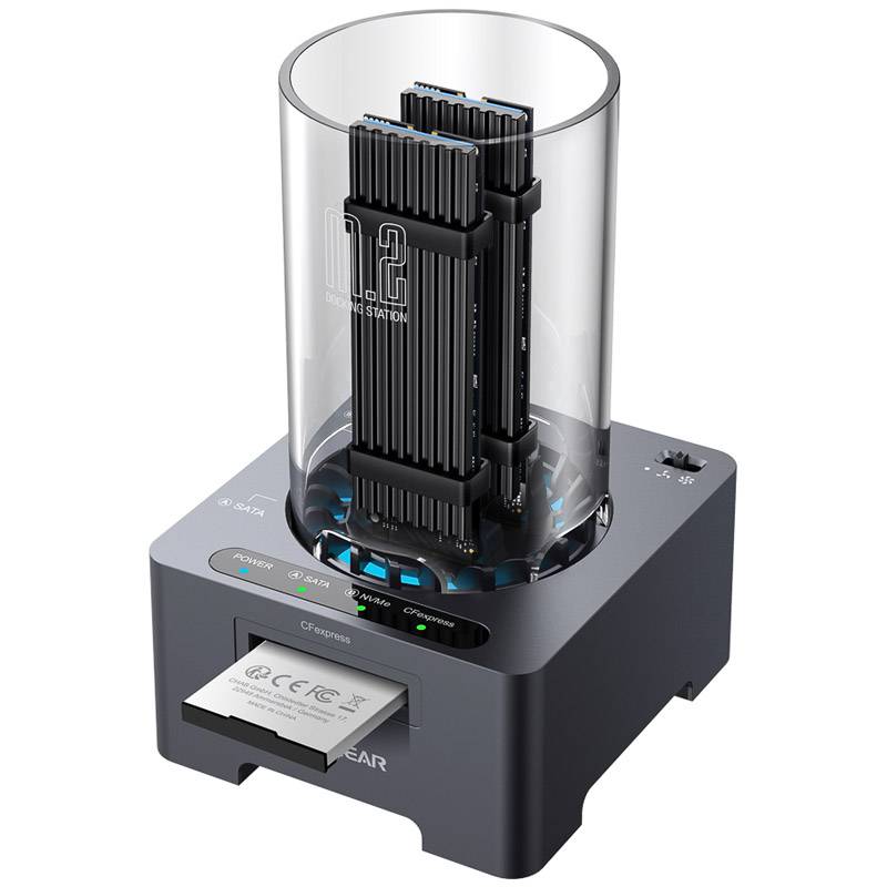 Dockingstation für M.2NVMe/NGFF SSD/CF-Express