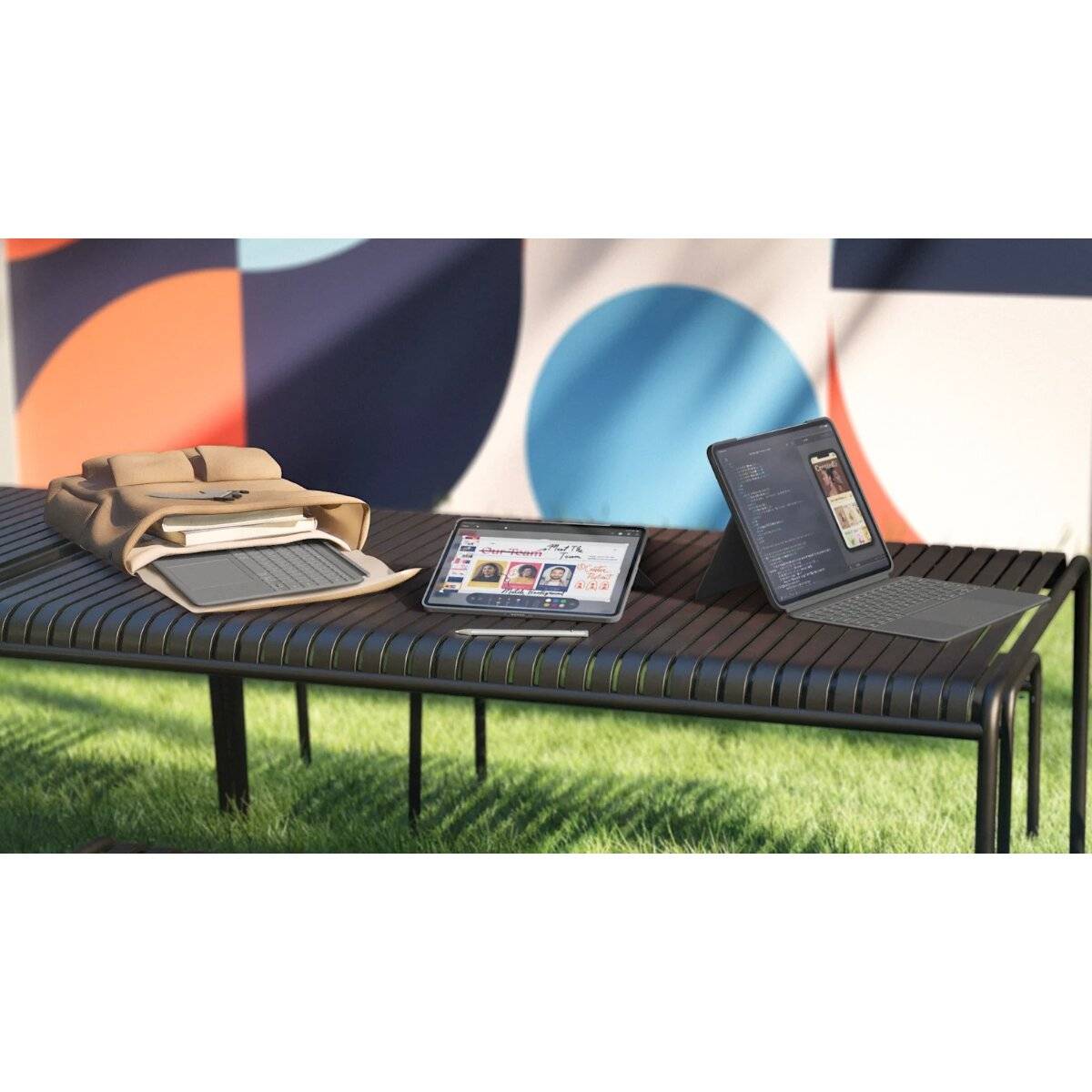 Logitech Combo Touch Tastatur Case kompatibel mit iPad Air 13 Zoll M2 / M3