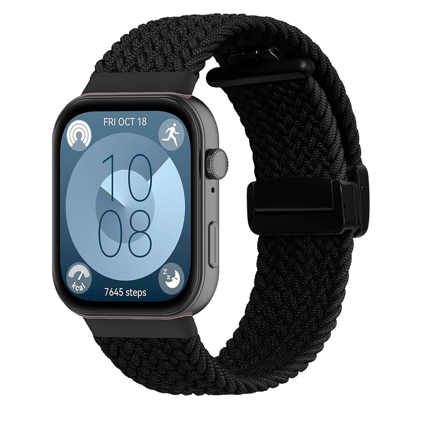 Für Huawei Watch Fit 3 Geflochten Sport Nylon Armband Smart Ersatz M10