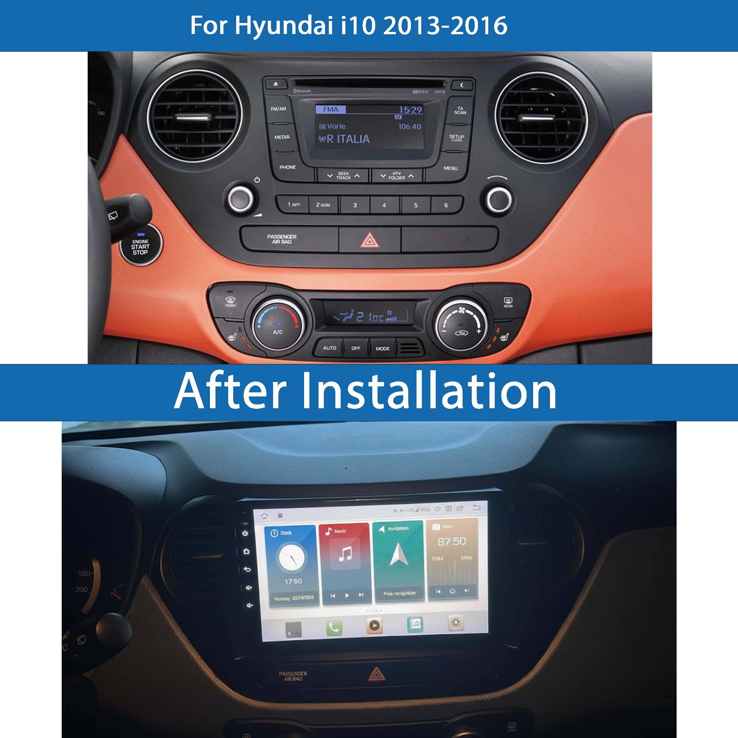 Für Hyundai i10 9" Touch Android Autoradio GPS Navi CarPlay
