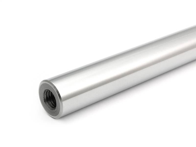Präzisionswelle 20mm h6 geschliffen & gehärtet, 300mm mit Gewindebohrungen M10x2