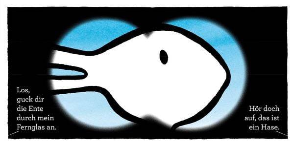 Ente oder Hase? Was siehst du hier?